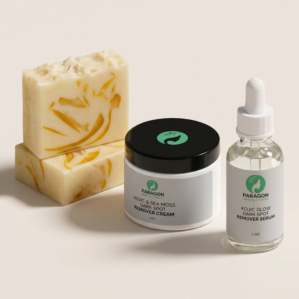 Kojic & Lemon Glow Bundle – Dark Spot & Even Skin Tone Skincare Set