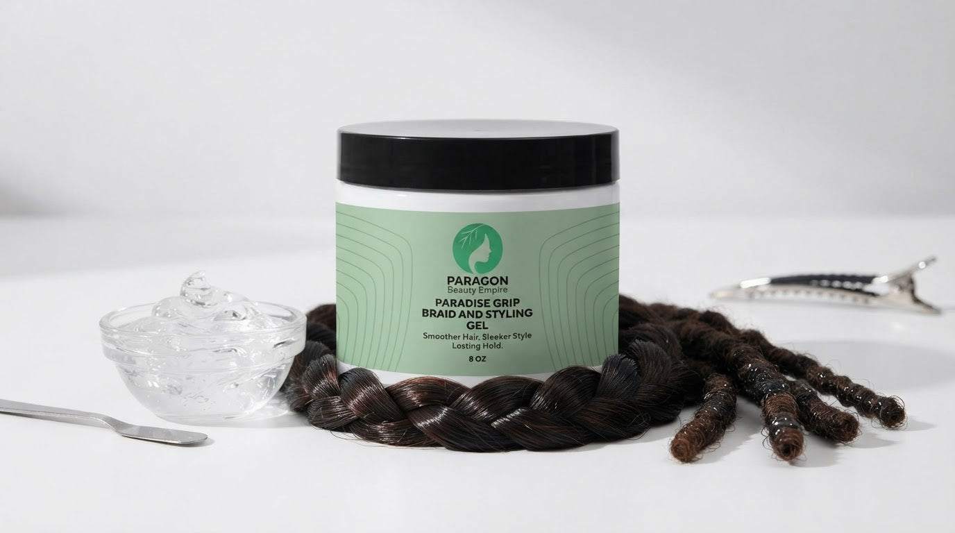 Paradise Grip Braid & Styling Gel – Strong Hold for Braids, Locs & Sleek Styles