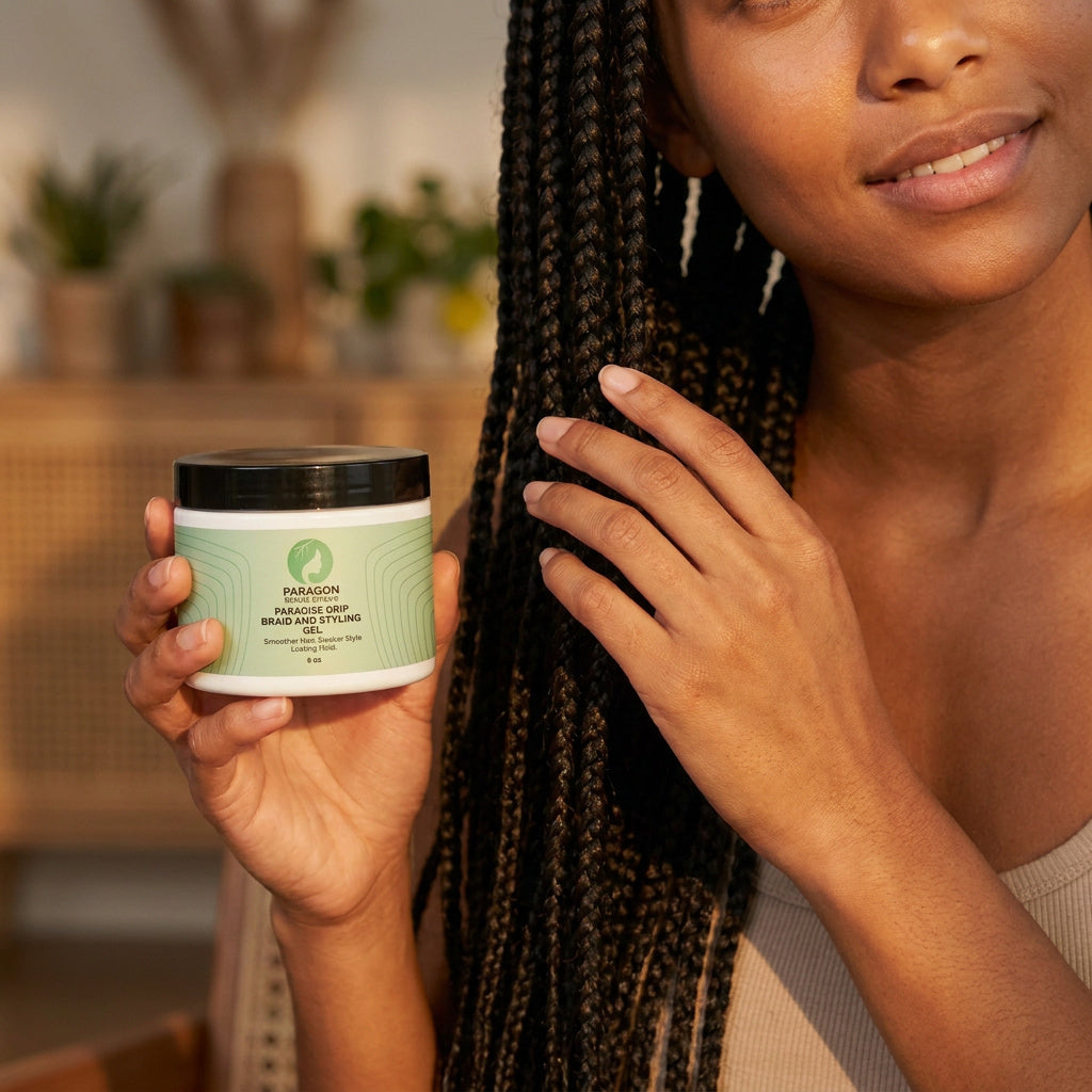 Paradise Grip Braid & Styling Gel – Strong Hold for Braids, Locs & Sleek Styles