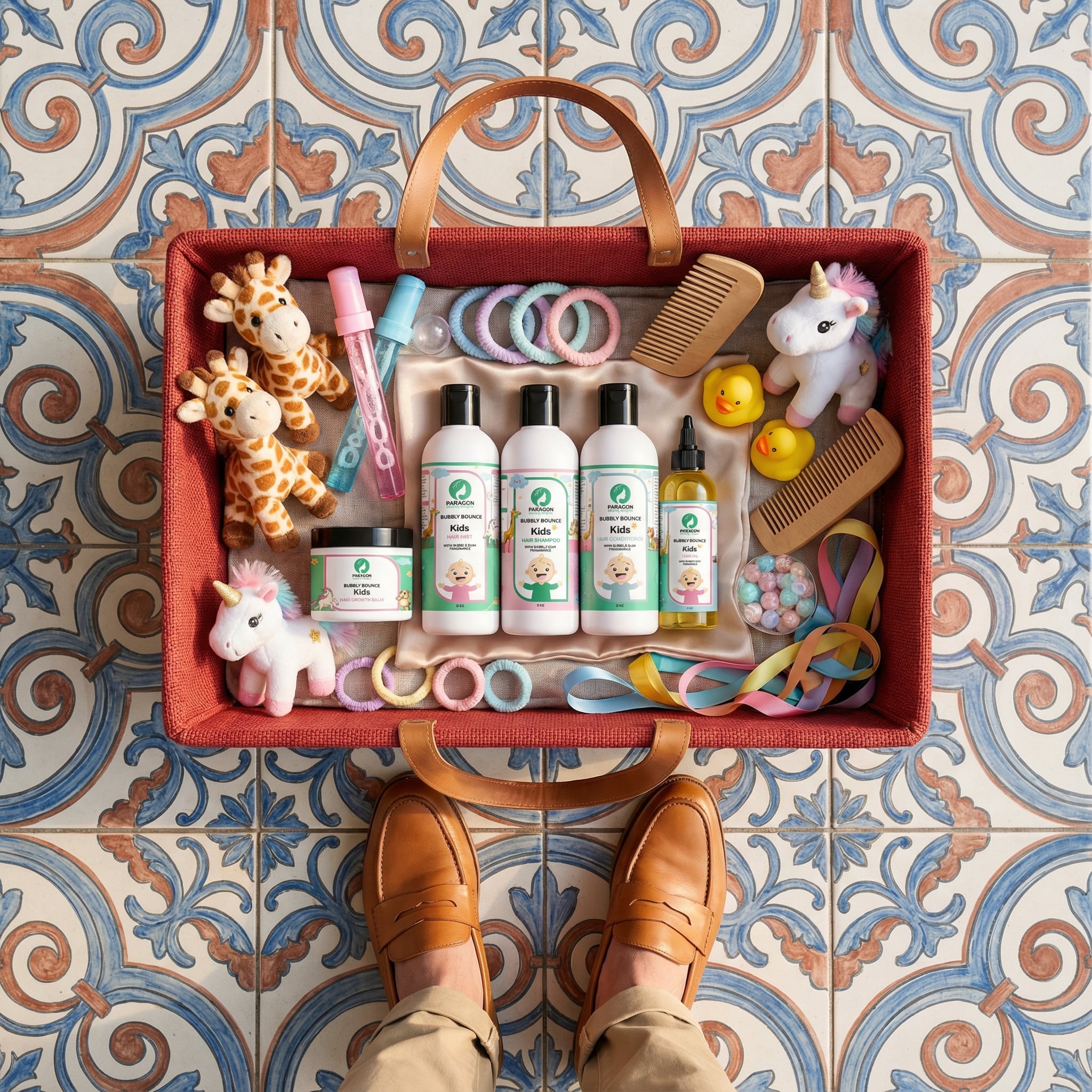 Bubbly Bouncy Hair Kit – Sweet - Scented Kid’s Routine - Paragon Beauty Empire