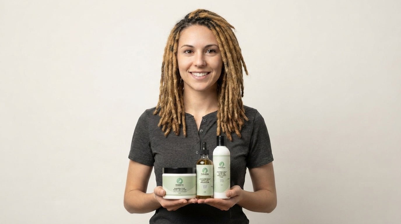 Crowned Root Loc Care Bundle | Butter, Oil & Hydrating Mist - Paragon Beauty Empire