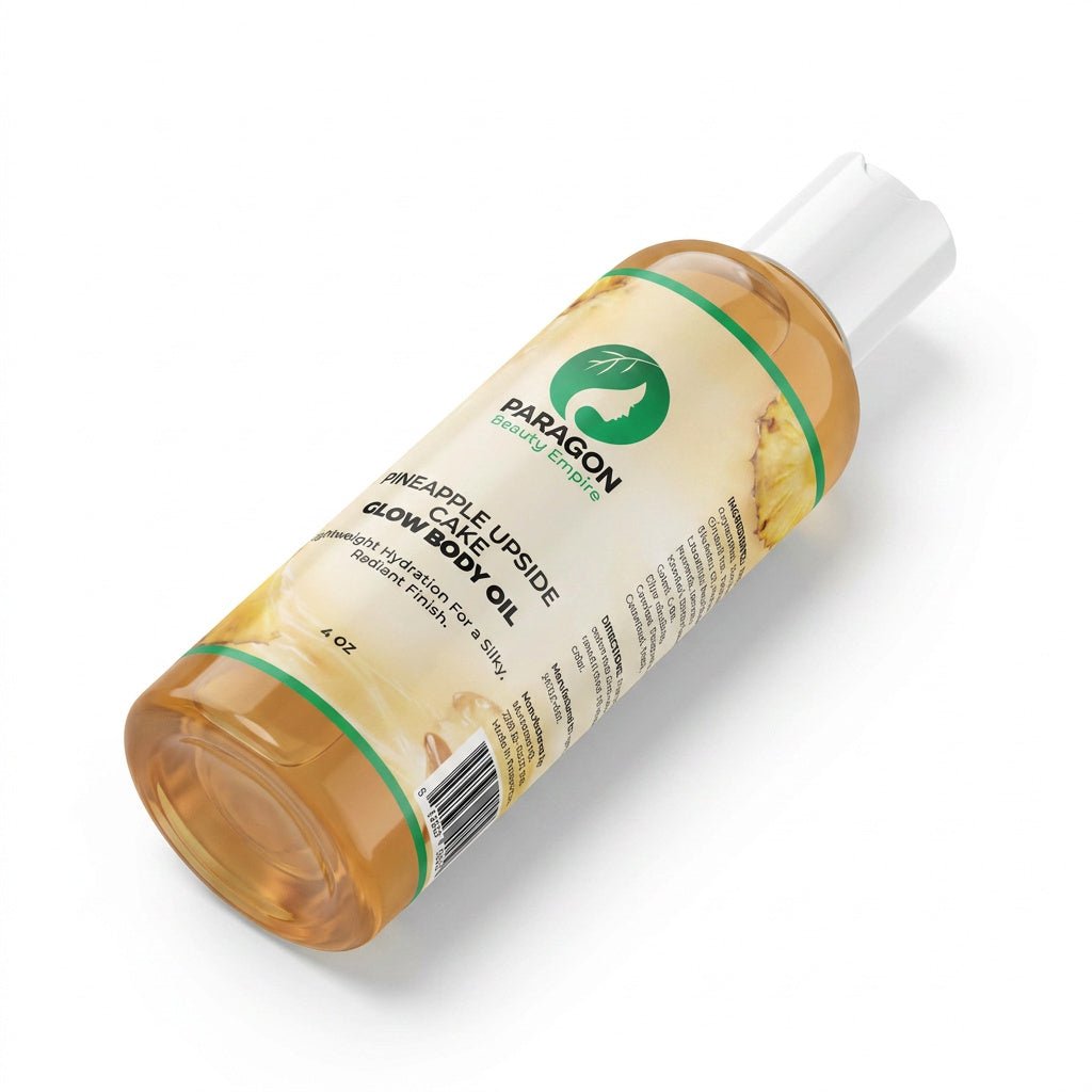 Golden Pineapple Glow™ Body Oil – Lightweight Nourishing Oil with Radiant Finish - Paragon Beauty Empire