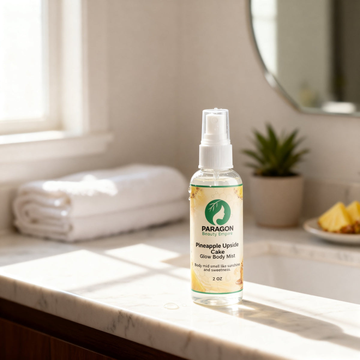 Pineapple Sugar Glow™ Body Mist | Light Fragrance Spray • Sweet Tropical Pineapple • Everyday Freshness - Paragon Beauty Empire