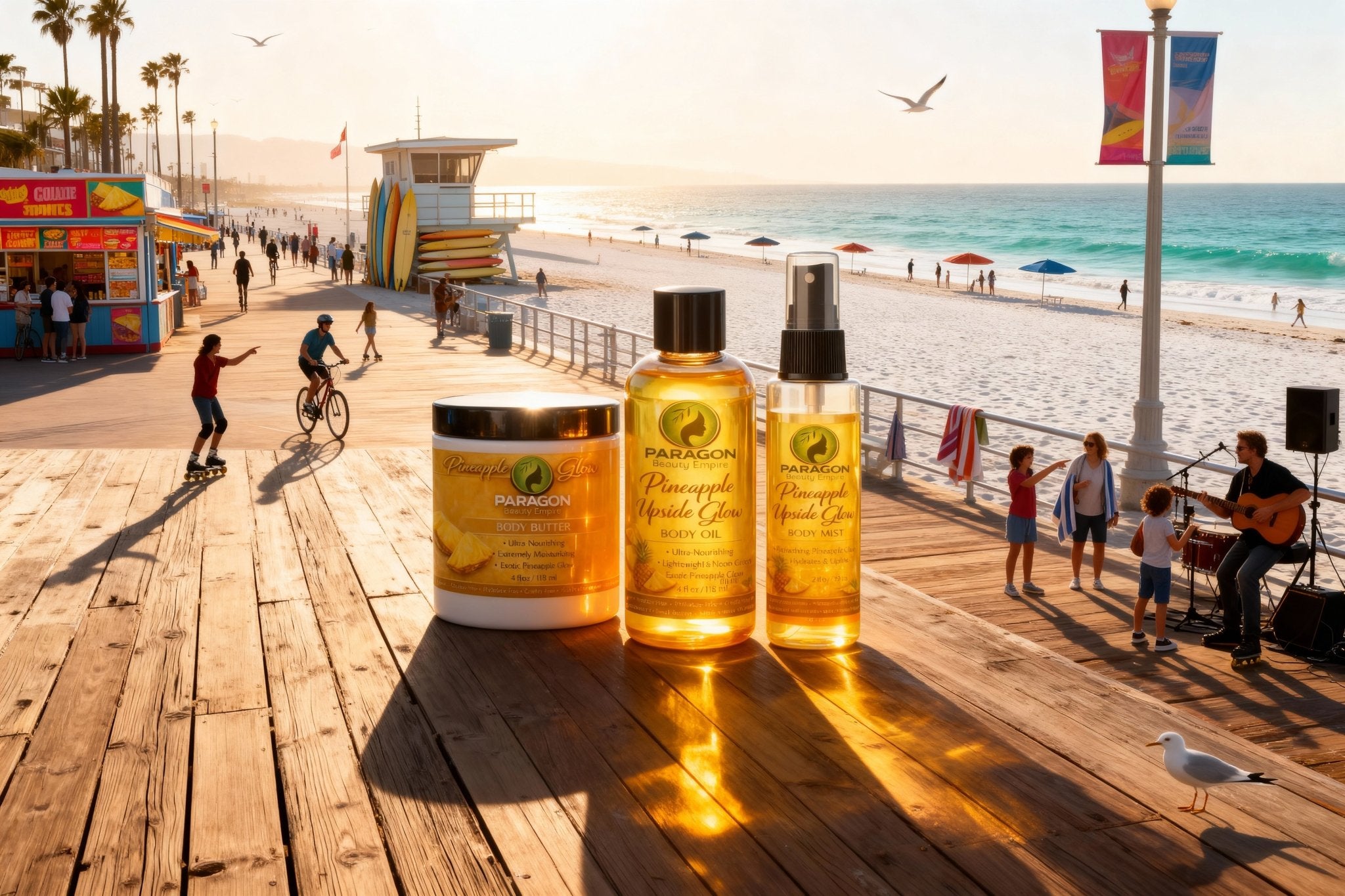 Pineapple Upside Glow™ Body Butter | Whipped Shea Butter • Ultra - Moisturizing • Sweet Pineapple Cake Scent - Paragon Beauty Empire