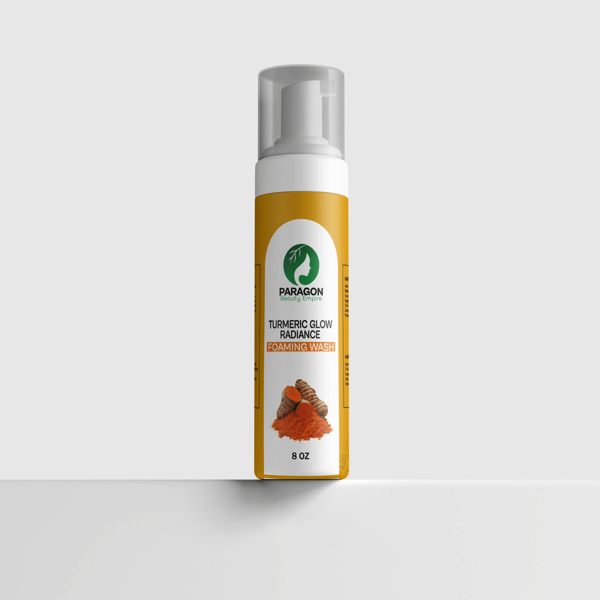 "Turmeric Face Wash – Glow - Boosting Cleanser - Paragon Beauty Empire