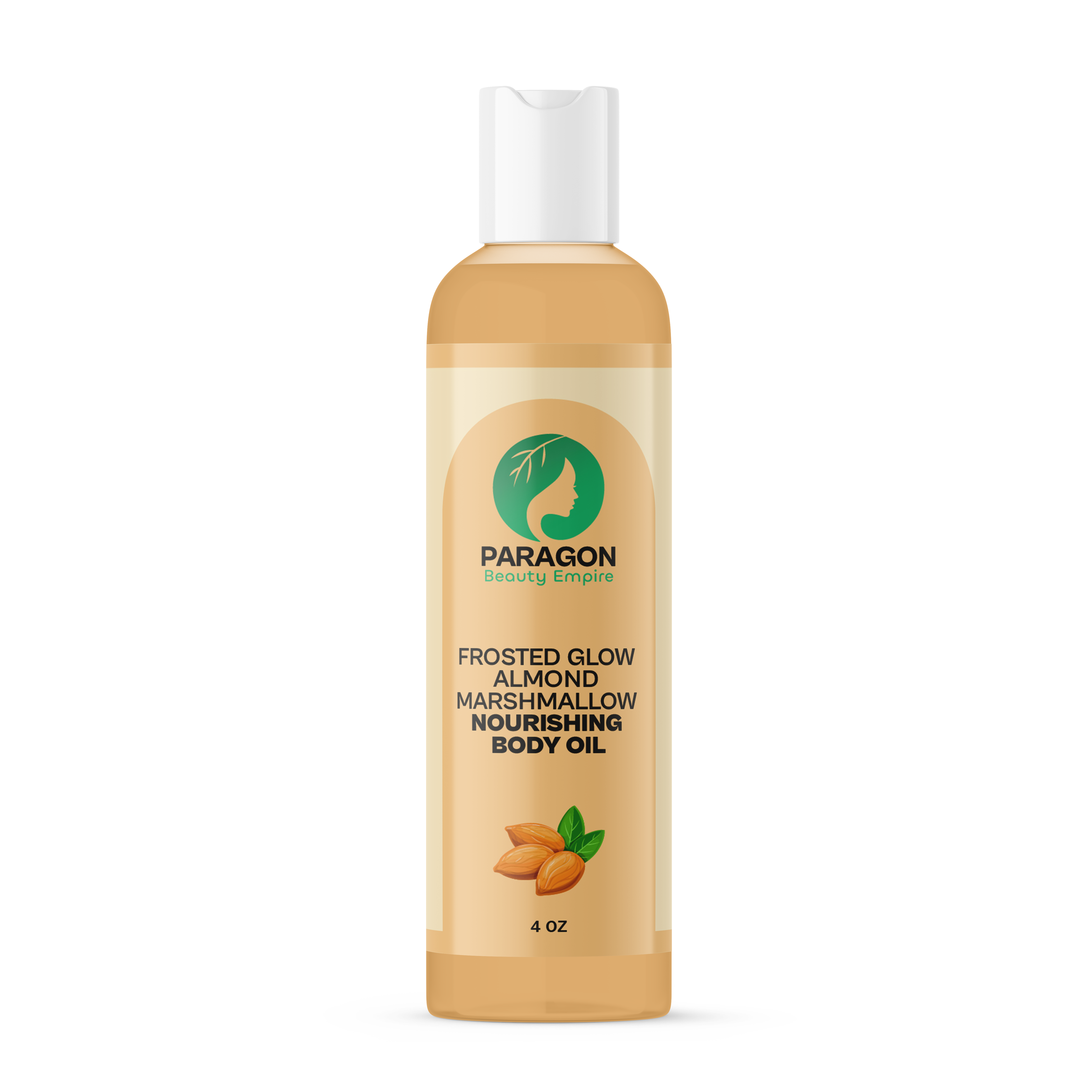Frosted Glow Almond Marshmallow Nourishing Body Oil – Sweet Gourmand Skincare | Vegan & Cruelty-Free