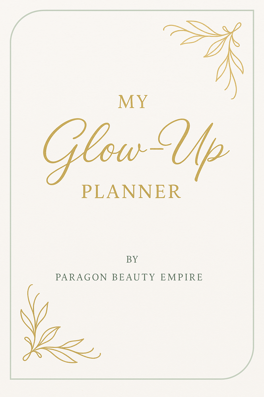 Glow-Up Planner digital ebook