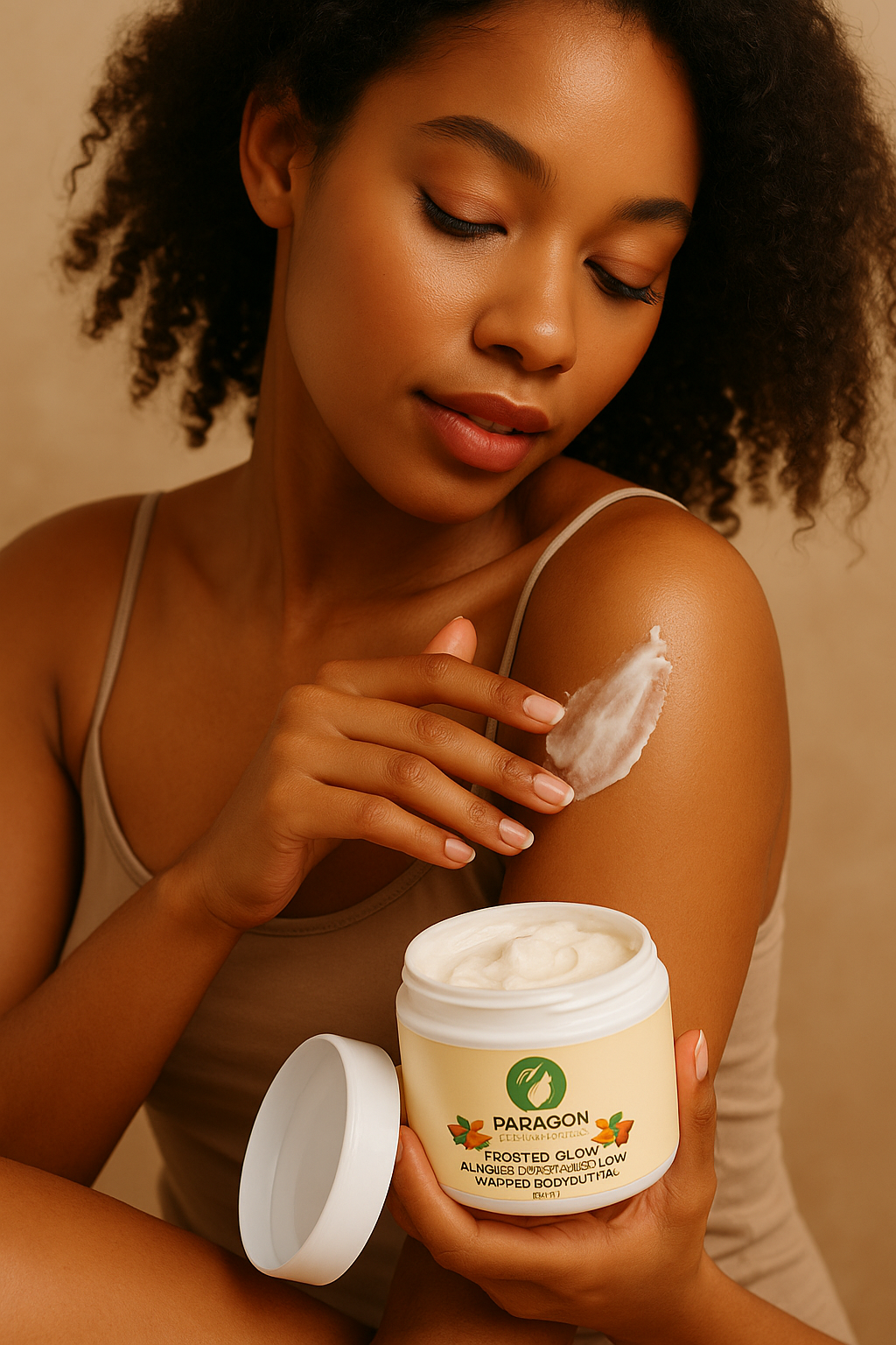 Frosted Glow Almond Marshmallow Whipped Body Butter – Ultra Moisturizing, Sweet Scented | Vegan & Cruelty-Free