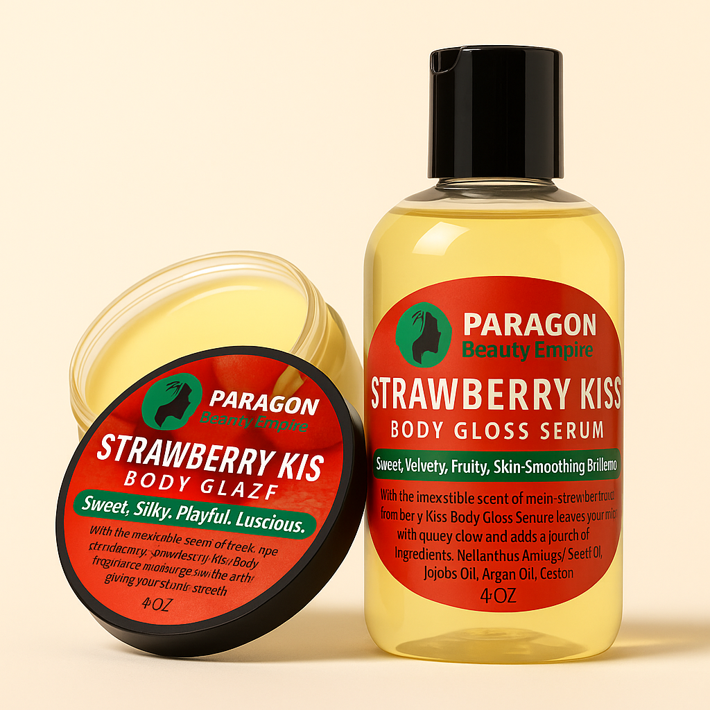 Strawberry Kiss – Body Glaze + Body Gloss Serum Bundle