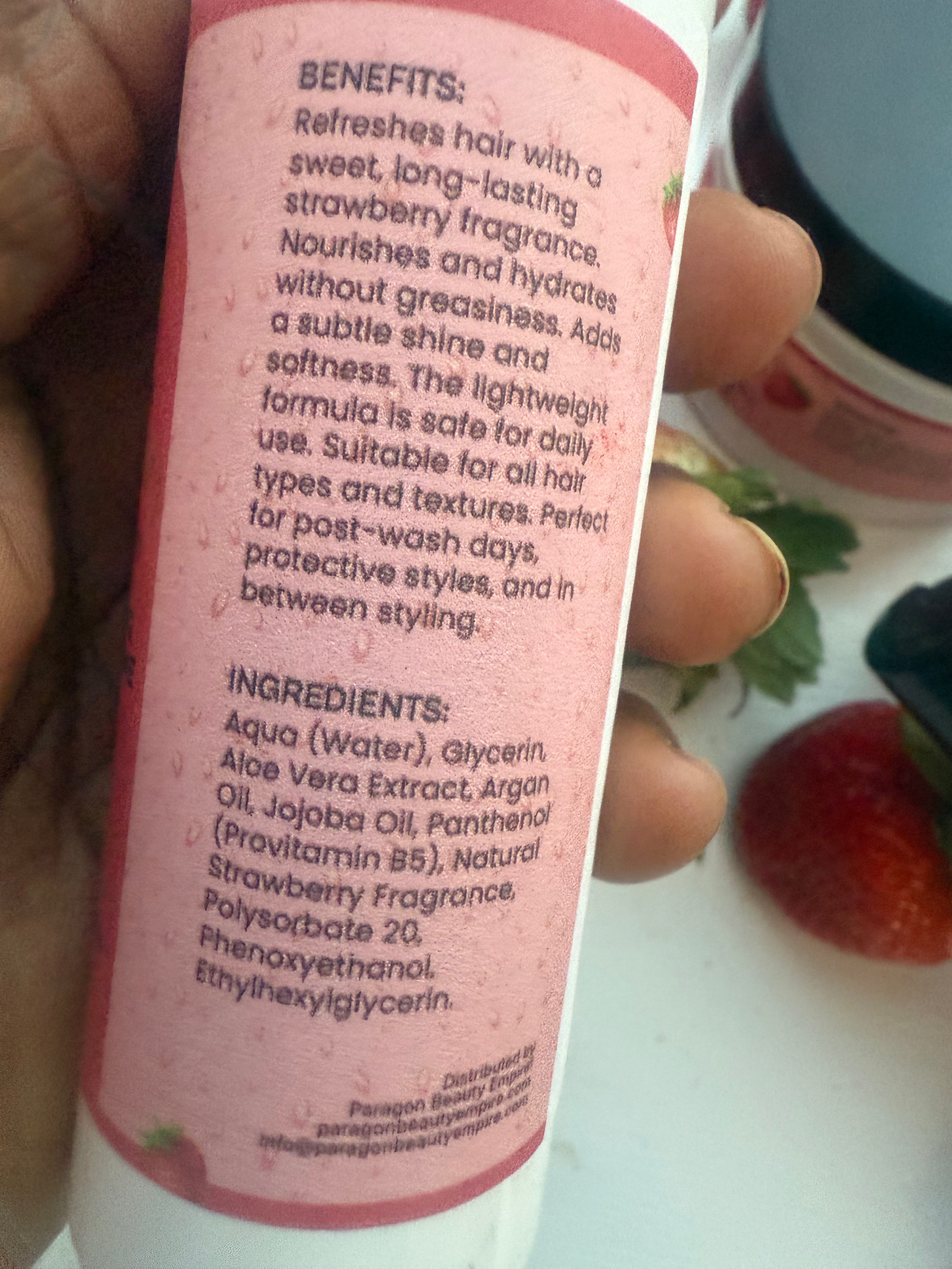 Strawberry Glow Nourishing Body Oil – Hydrate & Brighten Skin