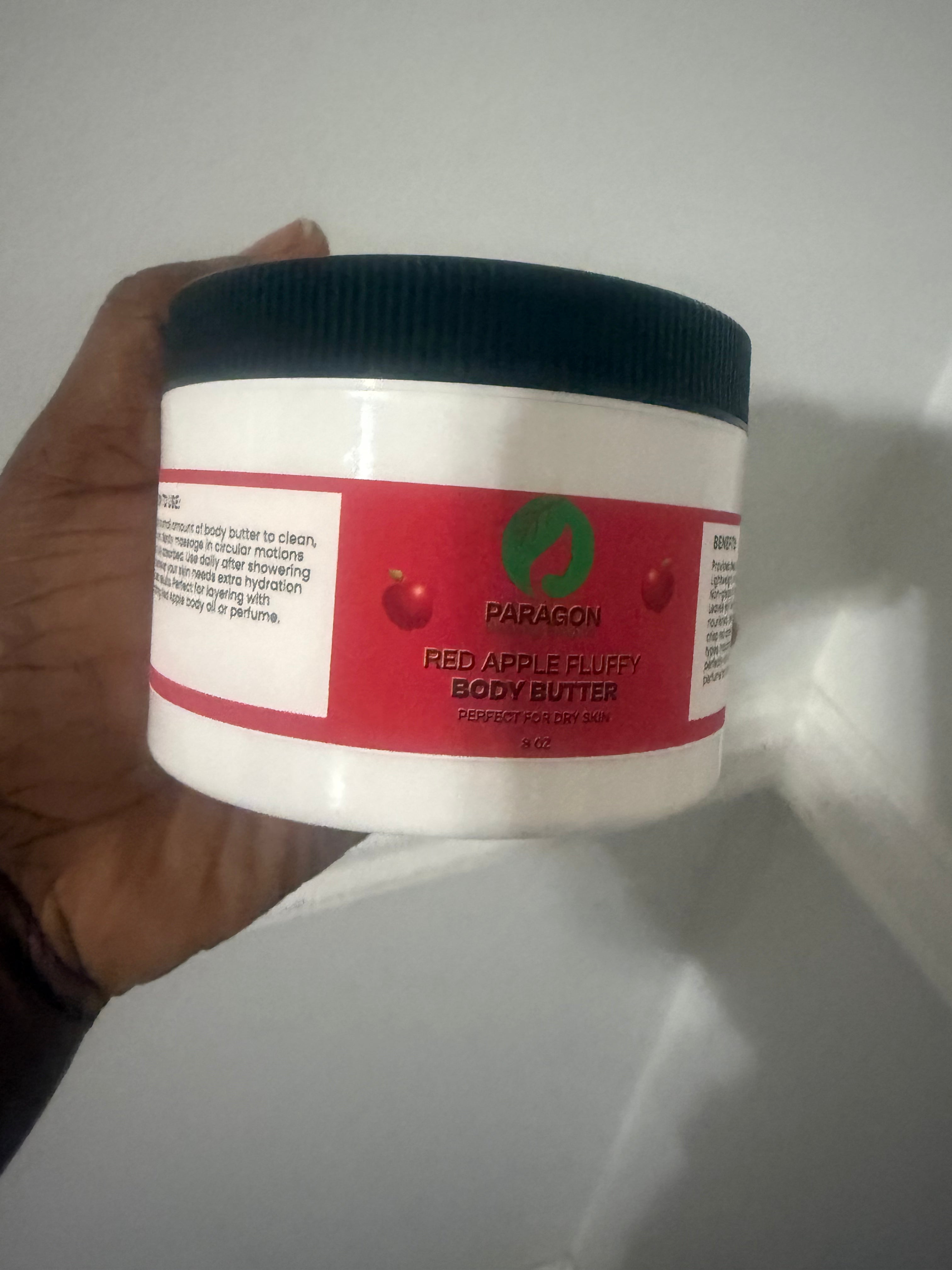 Red Apple Fluffy Body Butter – Nourish & Glow with Sweet Freshness