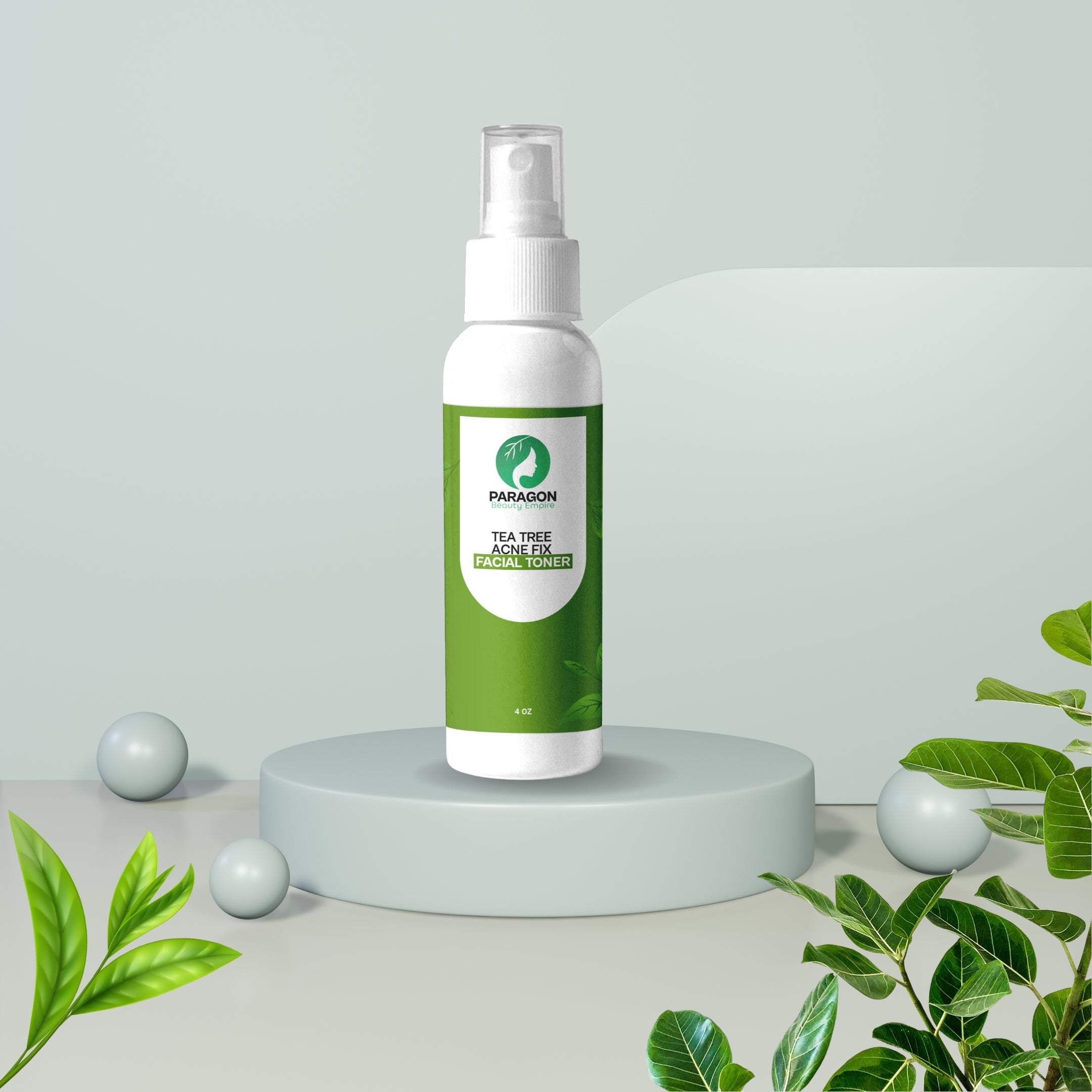 Tea Tree Acne Toner – Purify Pores & Refresh Skin | "Acne-Fighting Toner – Tea Tree Oil + Witch Hazel