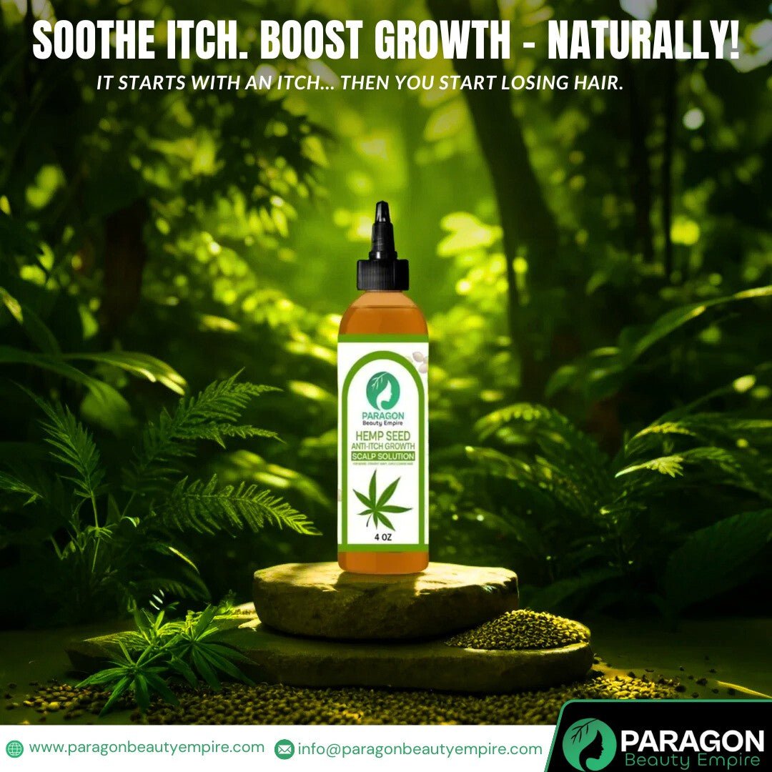 Anti - Itch Hair Growth Treatment – Hemp Seed Oil" - Paragon Beauty Empire