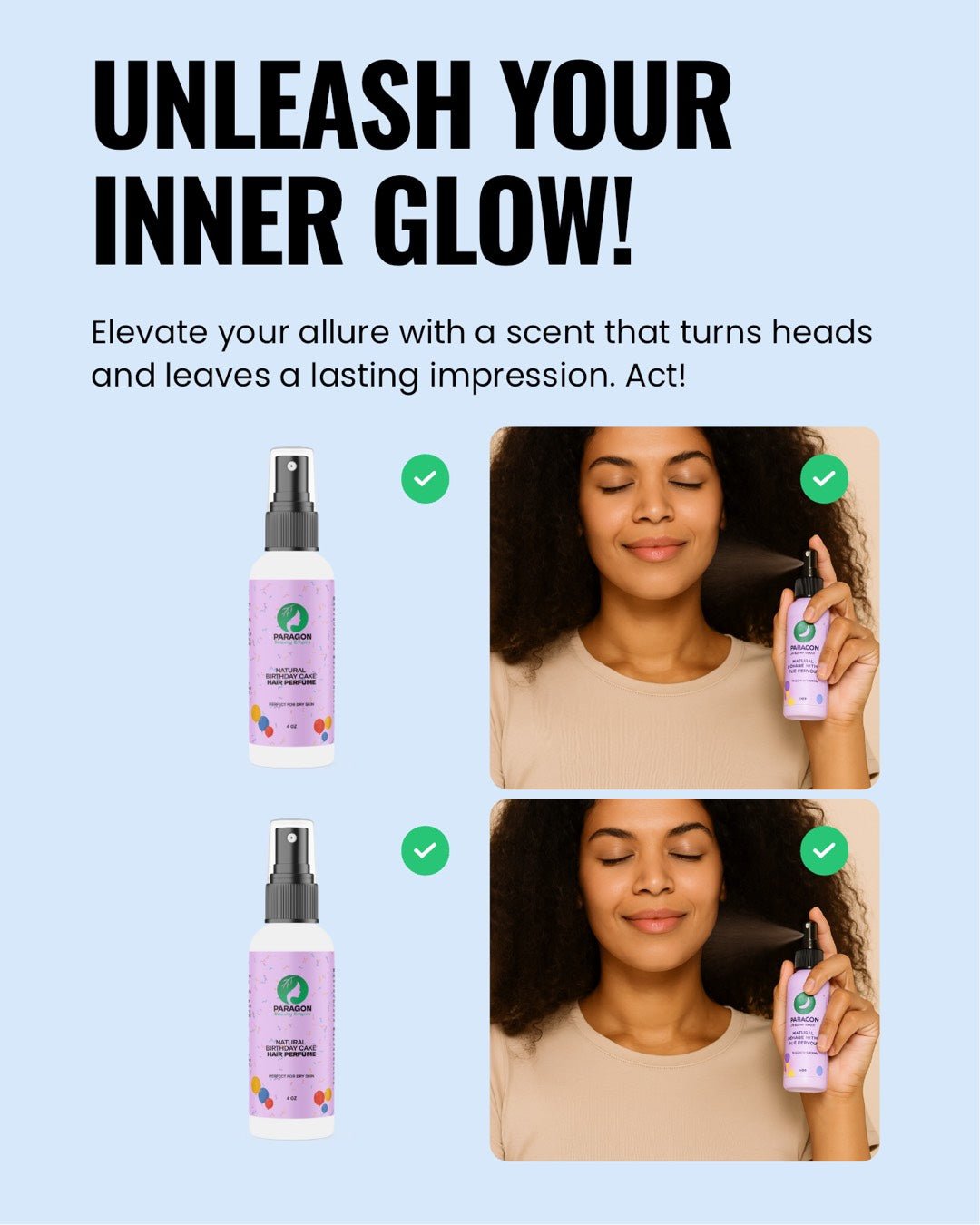 Birthday Cake Glo Hair Perfume | Paragon Beauty Empire - Paragon Beauty Empire