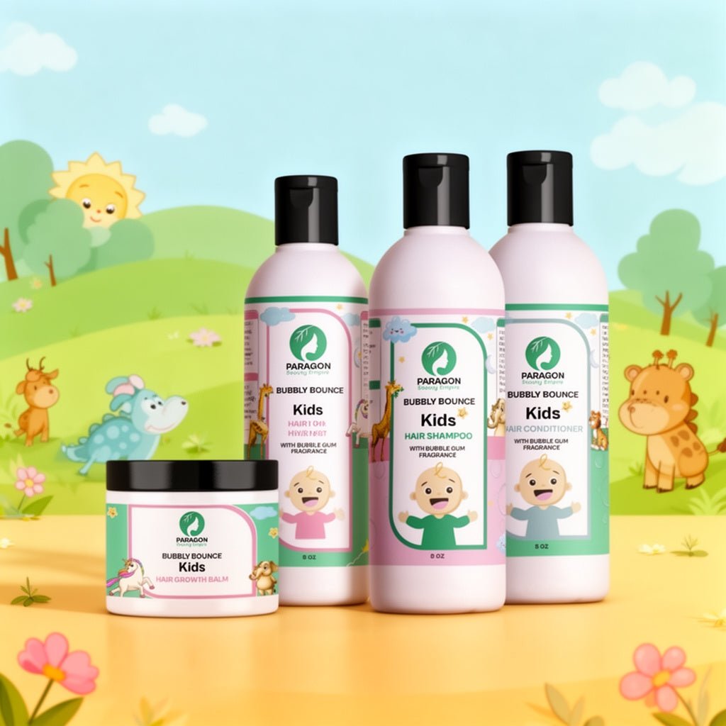 Bubbly Bouncy Hair Kit – Sweet - Scented Kid’s Routine - Paragon Beauty Empire