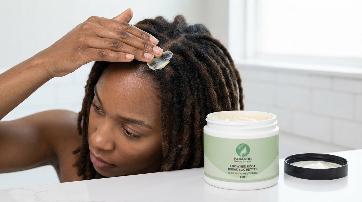 Crowned Root Loc Care Bundle | Butter, Oil & Hydrating Mist - Paragon Beauty Empire