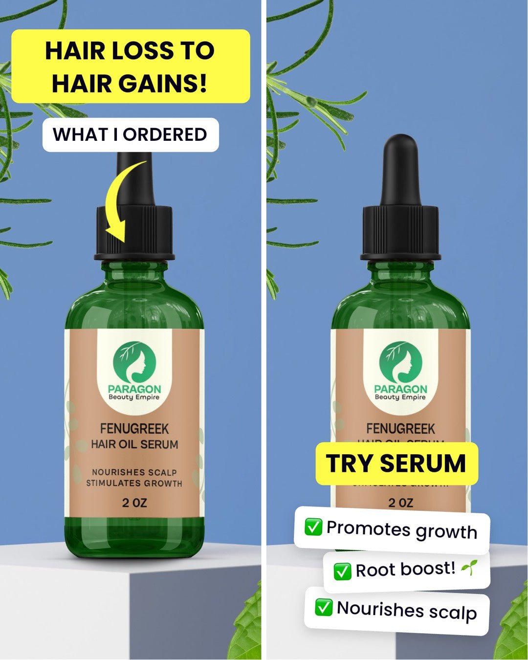 Fenugreek Hair Serum - Paragon Beauty Empire