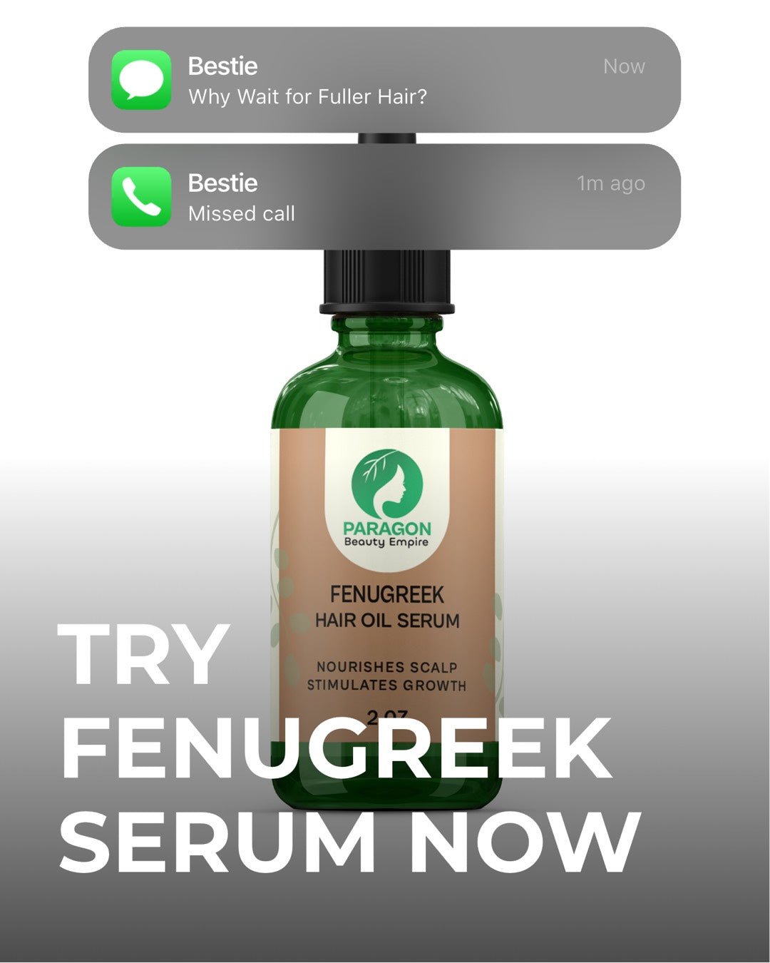 Fenugreek Hair Serum - Paragon Beauty Empire