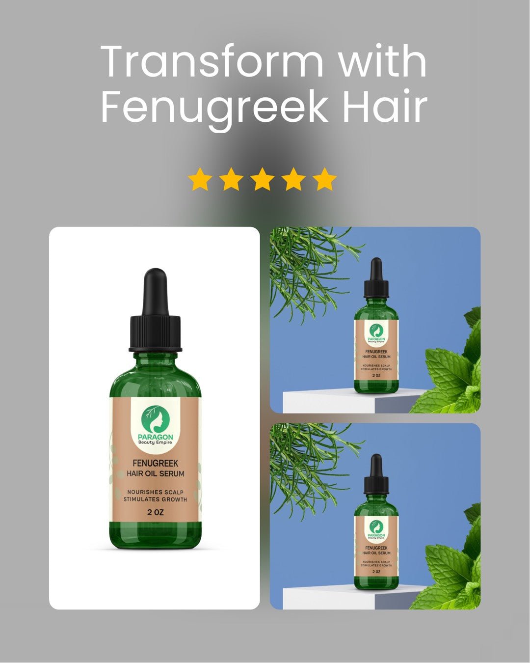 Fenugreek Hair Serum - Paragon Beauty Empire