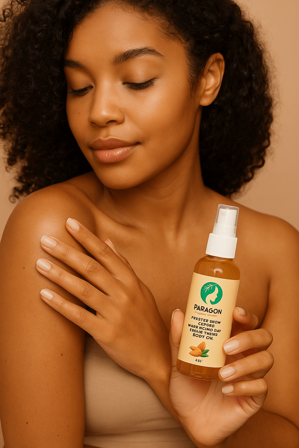 Frosted Glow Almond Marshmallow Nourishing Body Oil – Sweet Gourmand Skincare | Vegan & Cruelty - Free - Paragon Beauty Empire