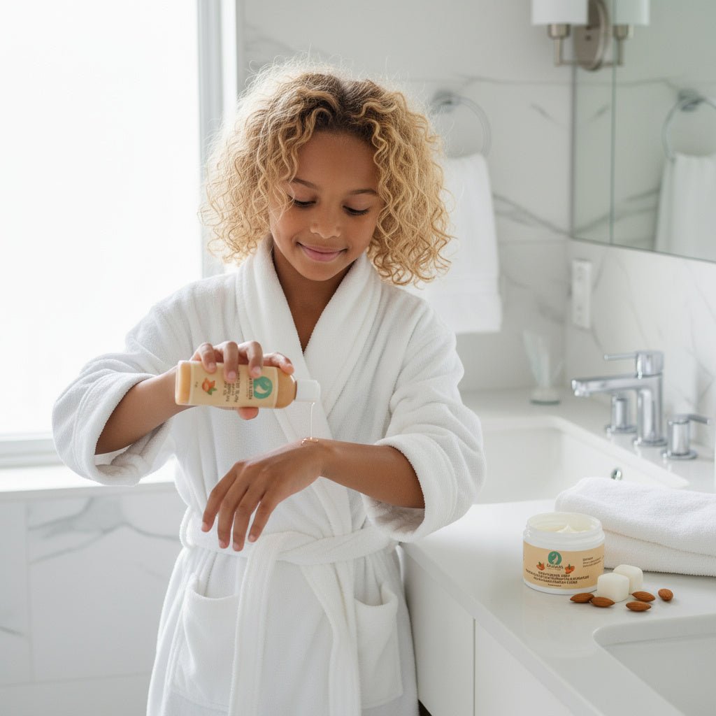 Frosted Glow Almond Marshmallow Nourishing Body Oil – Sweet Gourmand Skincare - Paragon Beauty Empire