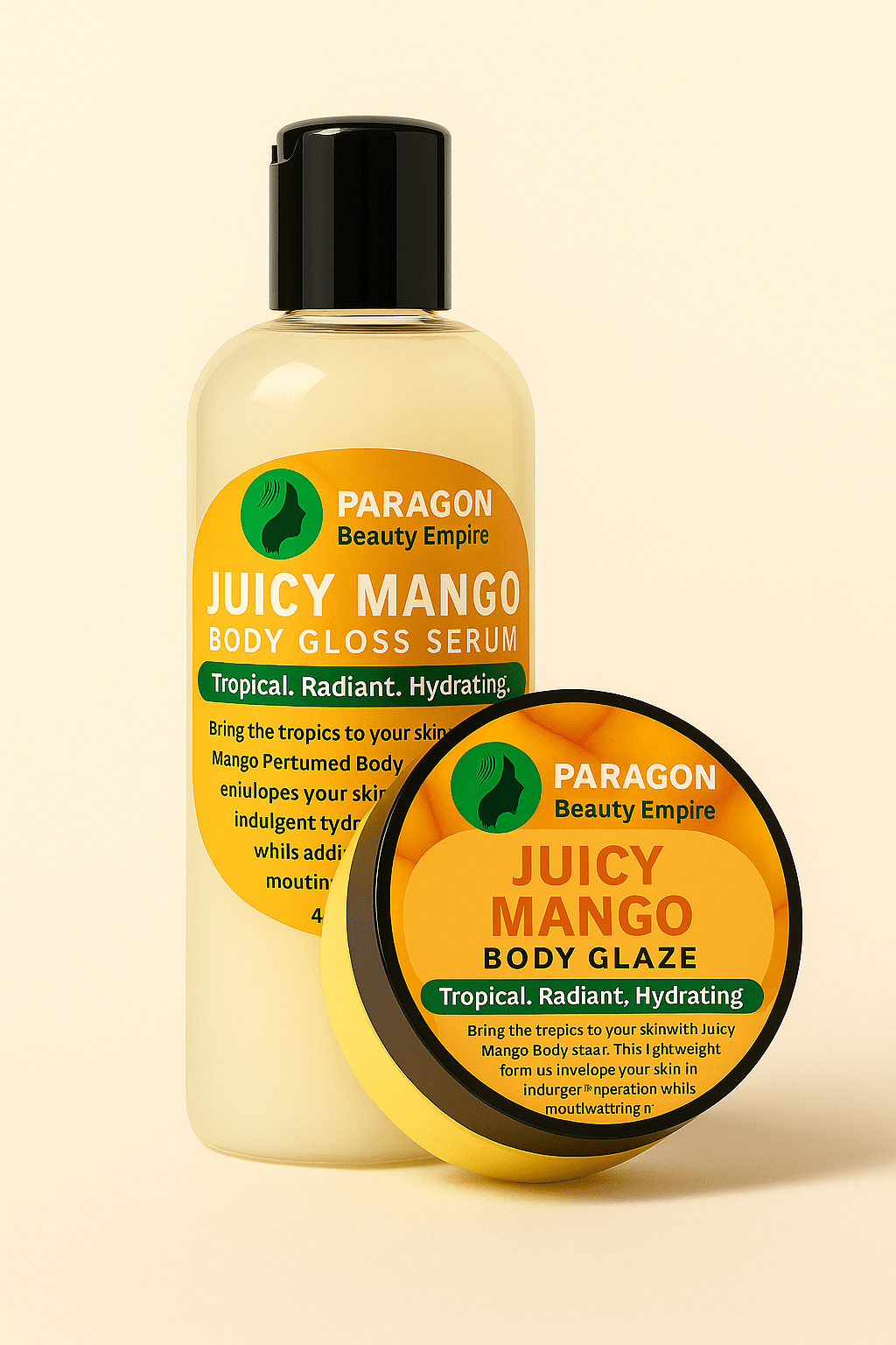 JUICY MANGO — BODY GLAZE + BODY GLOSS SERUM BUNDLE - Paragon Beauty Empire