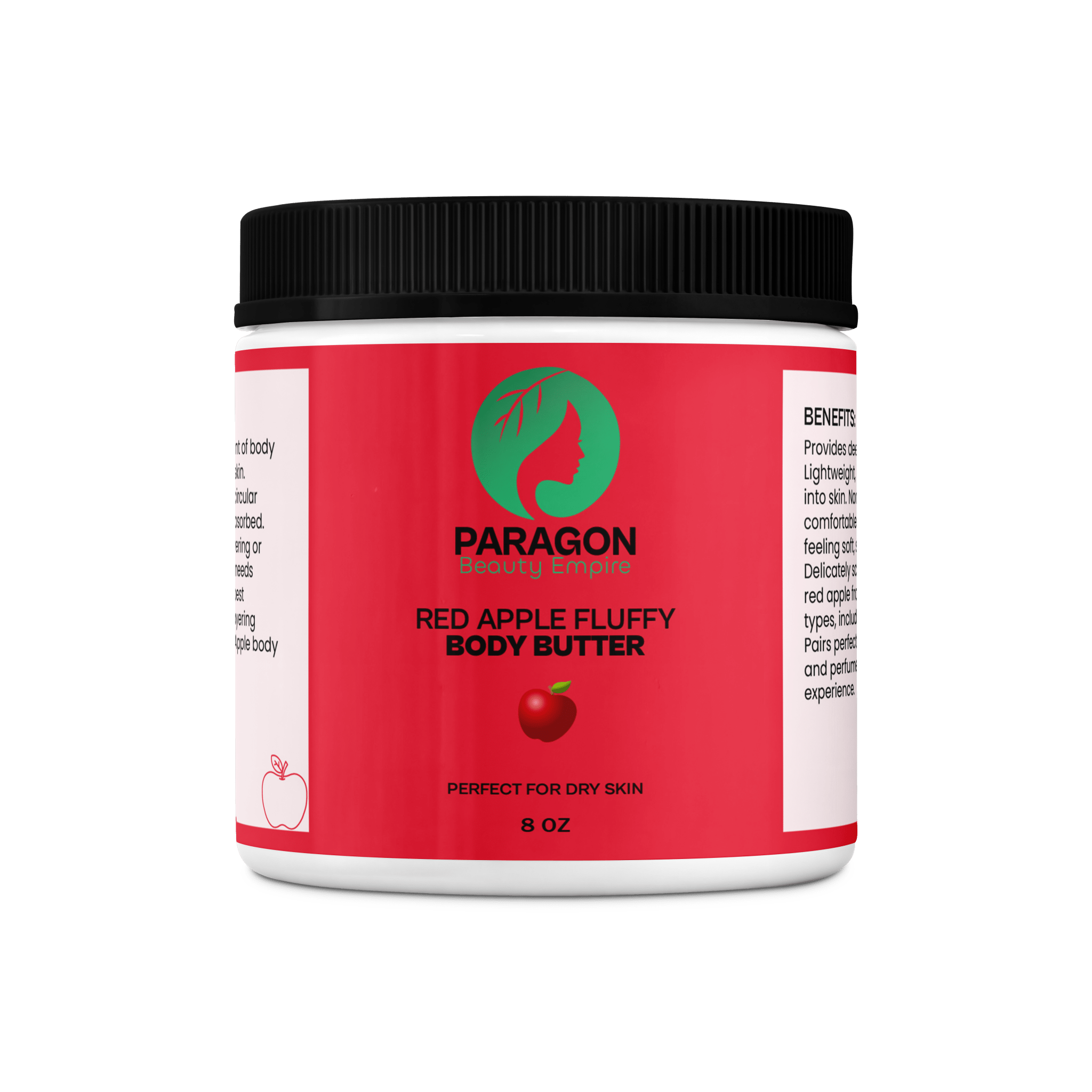 Red Apple Fluffy Body Butter – Nourish & Glow with Sweet Freshness - Paragon Beauty Empire