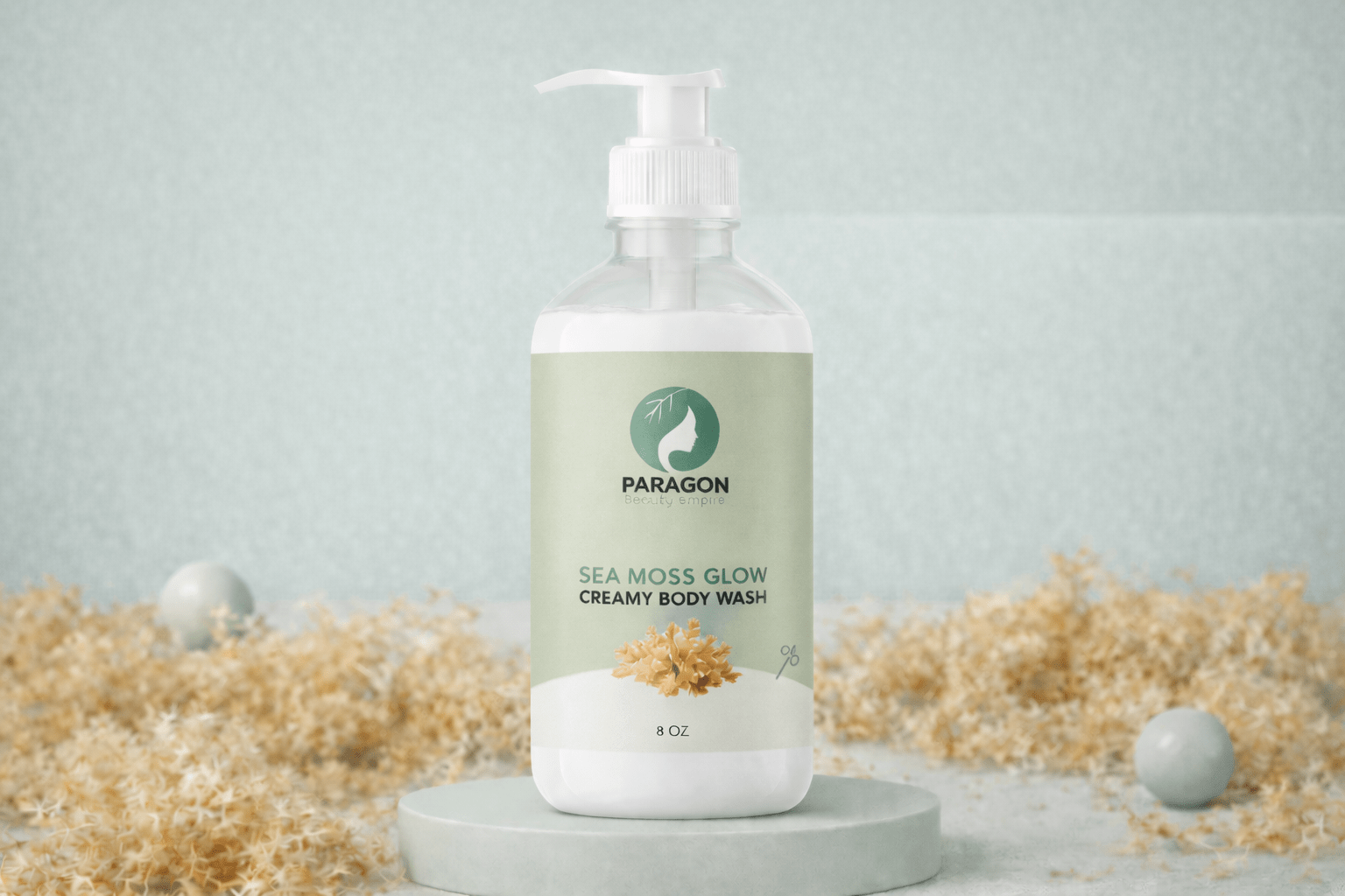Sea Moss & Honey Eczema Relief Body Wash | Handmade & Vegan - Paragon Beauty Empire