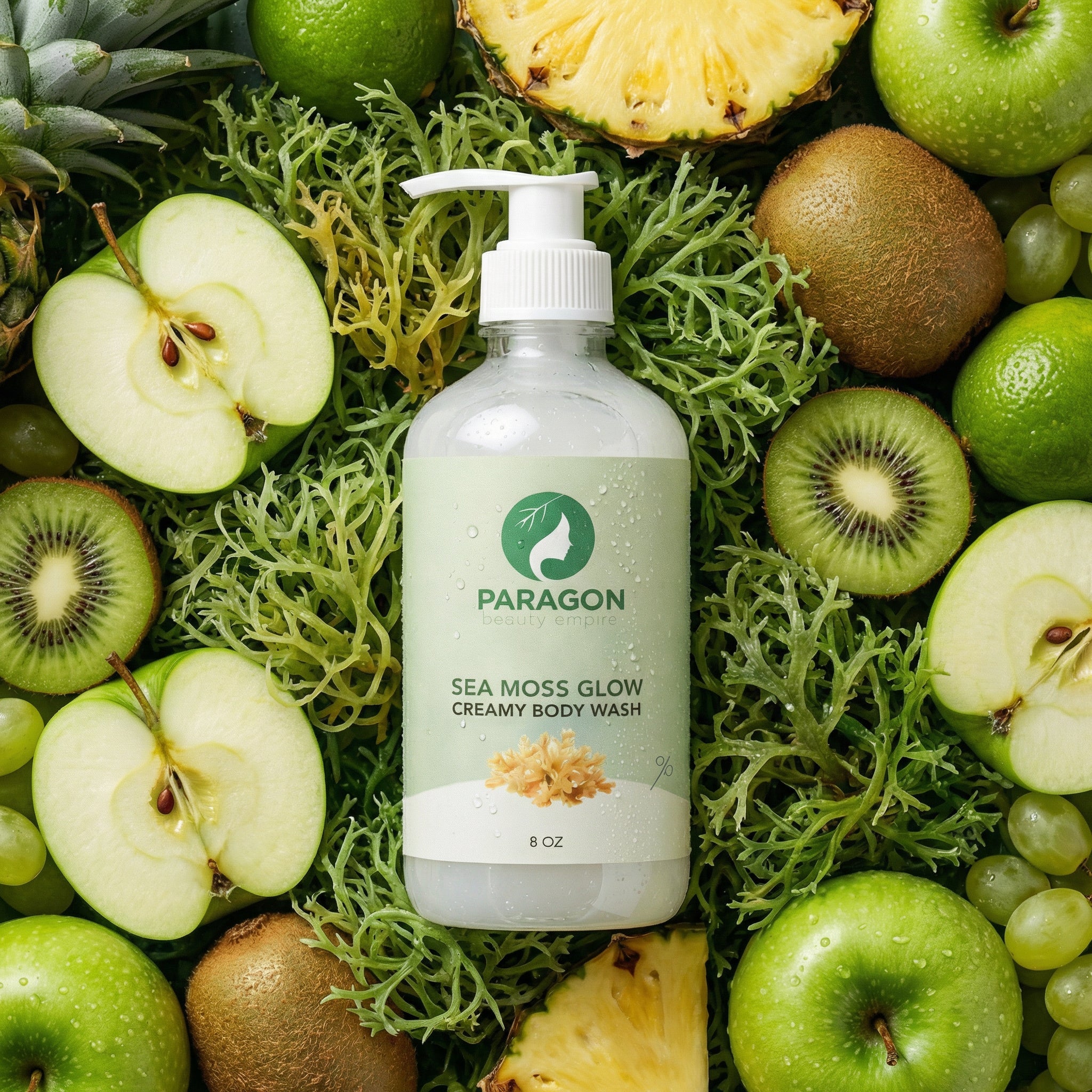 Sea Moss & Honey Eczema Relief Body Wash | Handmade & Vegan - Paragon Beauty Empire