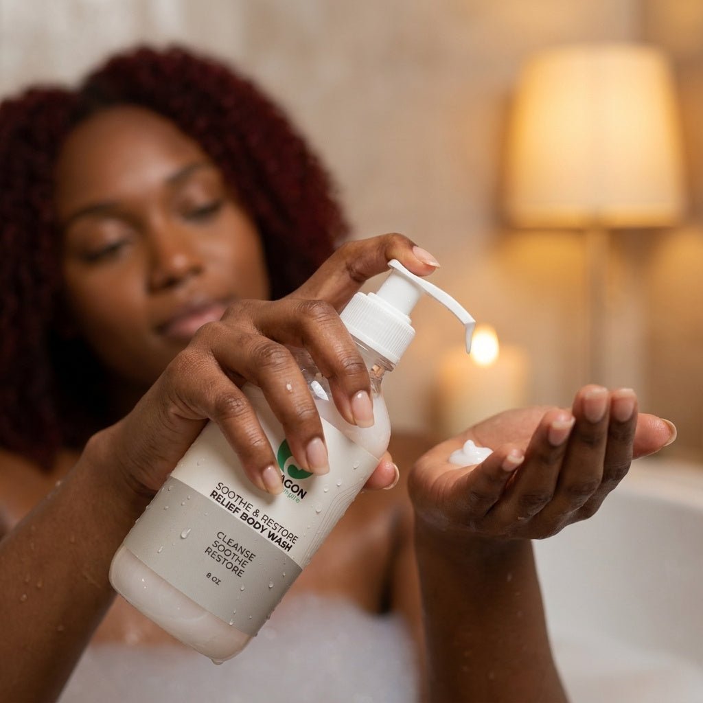Soothe & Restore Relief Body Wash – Gentle Cleanser for Dry & Sensitive Skin - Paragon Beauty Empire