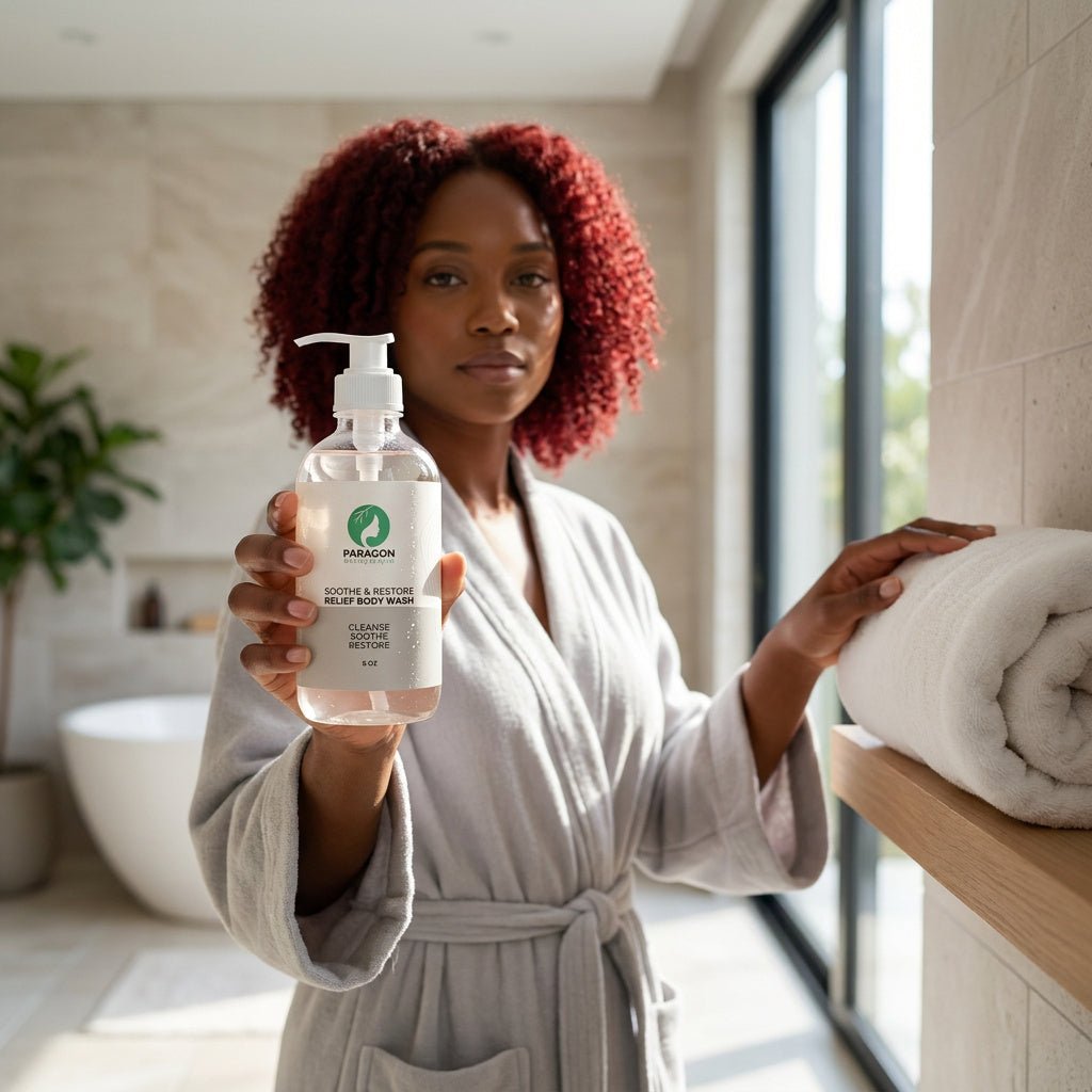 Soothe & Restore Relief Body Wash – Gentle Cleanser for Dry & Sensitive Skin - Paragon Beauty Empire