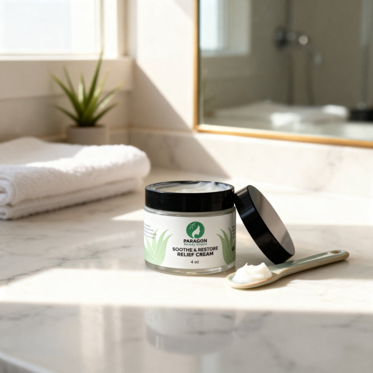 Soothe & Restore Relief Cream – Moisturizing Body Cream for Dry & Sensitive Skin - Paragon Beauty Empire