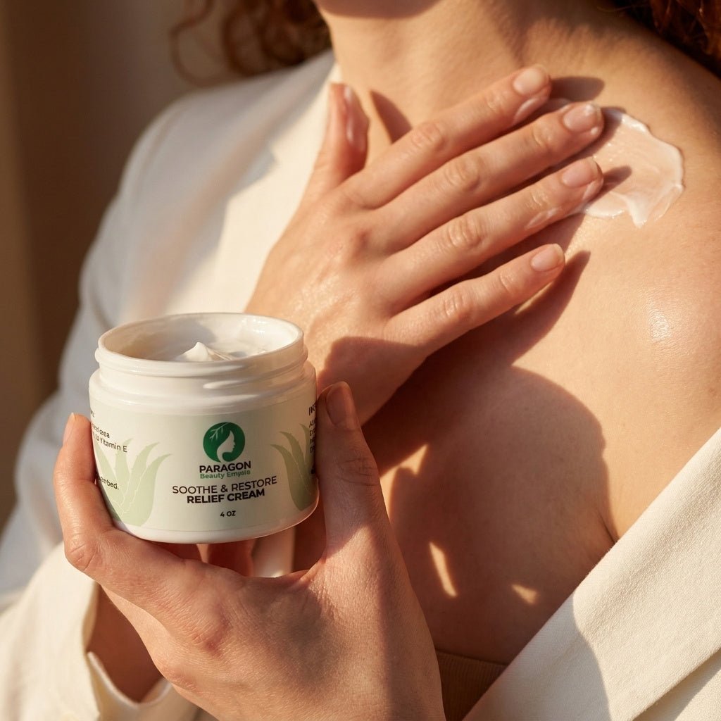 Soothe & Restore Relief Cream – Moisturizing Body Cream for Dry & Sensitive Skin - Paragon Beauty Empire