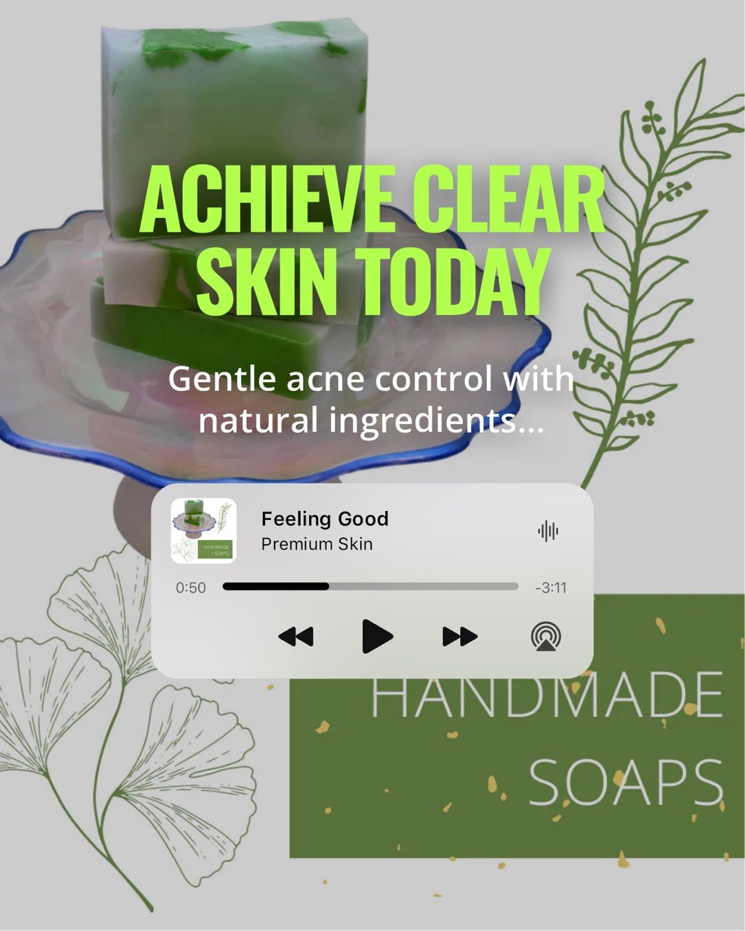 Tea Tree Clarity Bar – Acne - Fighting Tea Tree Oil Soap | Handmade & Vegan - Paragon Beauty Empire