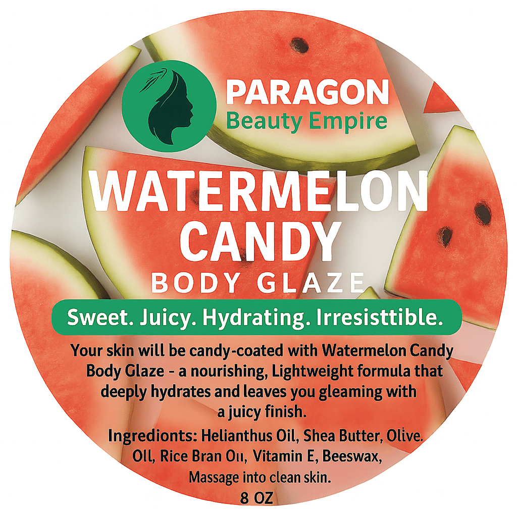 Watermelon Candy Body Glaze by Paragon Beauty Empire 🍉 Sweet. Juicy. Hydrating. Irresistible. - Paragon Beauty Empire
